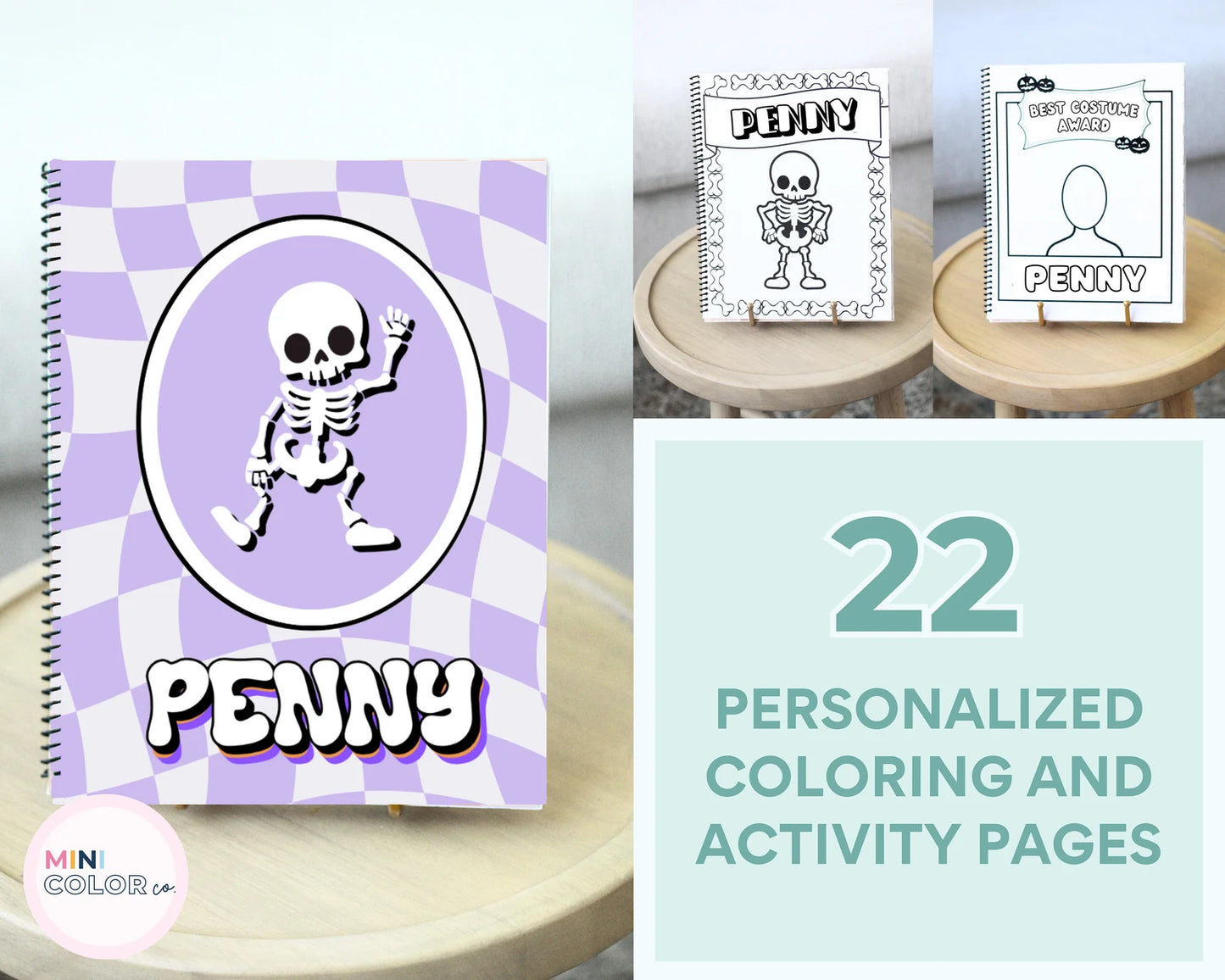 Personalized Halloween Coloring Book