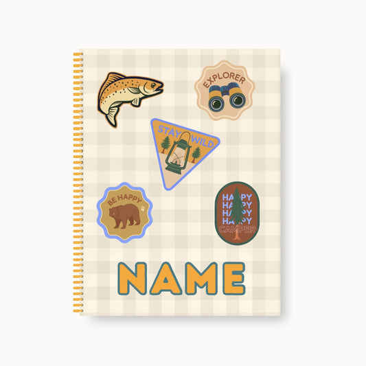 Boys Personalized Coloring Book (Outdoorsy)